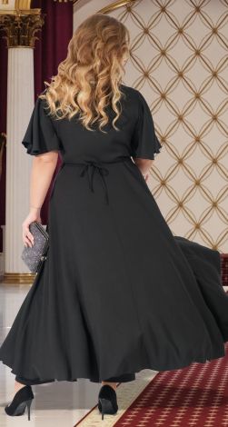 Нарядный костюм с брюками большого размера