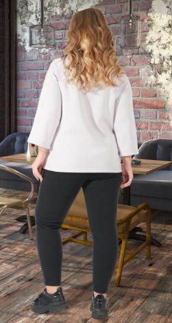 Тёплый брючный костюм большого размера