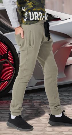 Стильные штаны на флисе