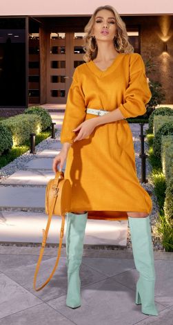 В'язана сукня оверсайз