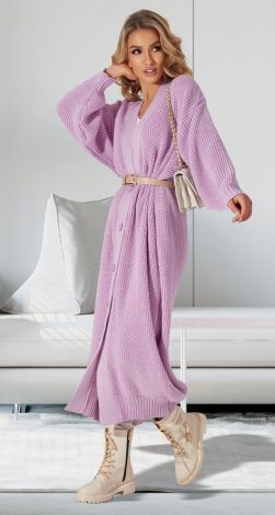 Кардиган  крупной вязки