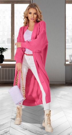 Кардиган  крупной вязки