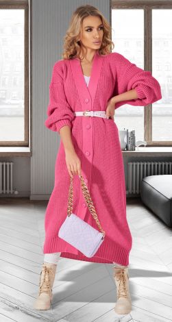 Кардиган  крупной вязки