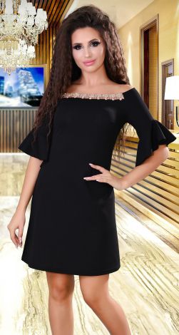 Платье красивое  с кристаллами 