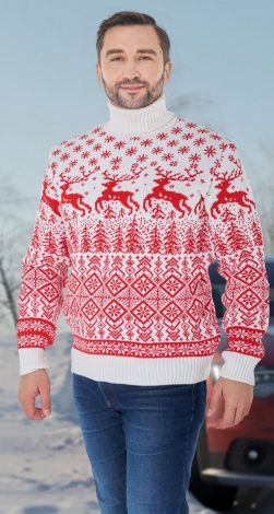 Свитер с оленями