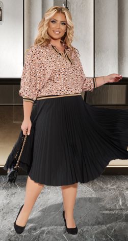 Блуза зі спідницею гофре