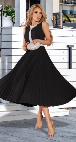 Стильное нарядное платье плиссе