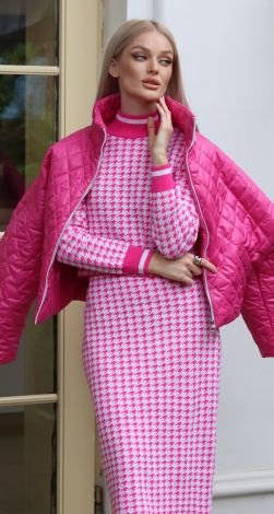 Трикотажний костюм зі спідницею