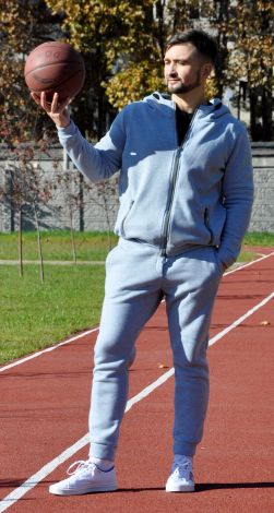 Тёплый костюм на флисе на змейке