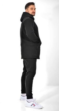 Тёплый костюм на флисе удлиненный 