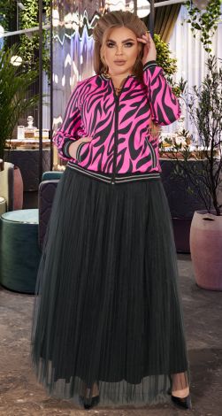 Яскравий бомбер на змійці