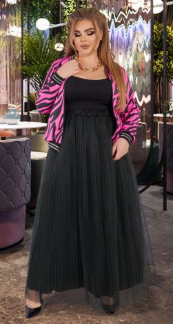 Яскравий бомбер на змійці