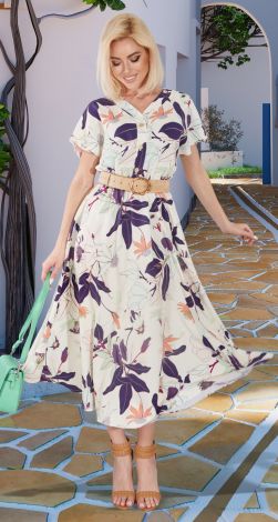 Свободное летнее платье