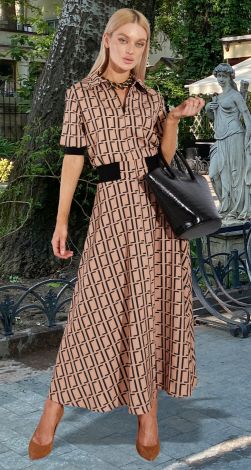 Модна сукня з елементами в'язання