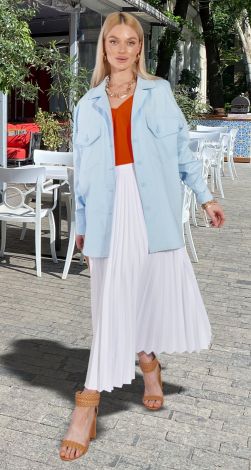 Котонова сорочка жакет